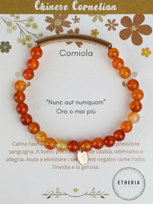 Bracciali Pietre della Filosofia corniola