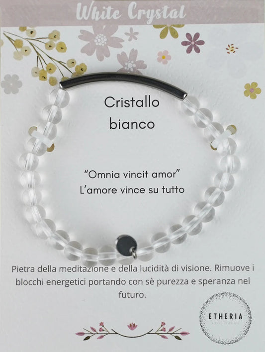 Bracciali Pietre della Filosofia cristallo bianco