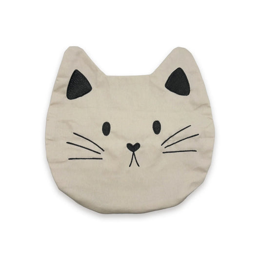 Cuscino del Sollievo con noccioli di ciliegio - Gatto Beige