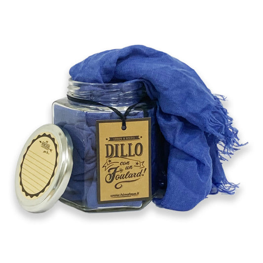 Dillo con un foulard - Azzurro