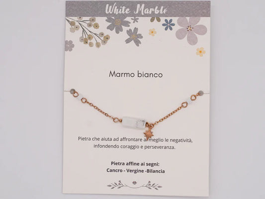 Wellness Bracelets marmo bianco