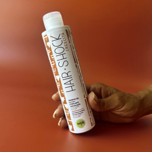 HAIR SHOCK TERRA – Champú ayurvédico para el crecimiento del cabello 200 ml