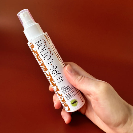 Spray de cerveza con lúpulo: loción para el crecimiento