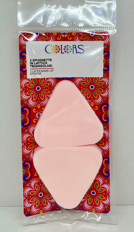 2 esponjas triangulares de látex