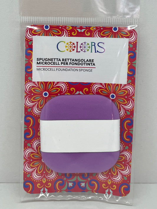 Spugnetta rettangolare microcell per fondotinta