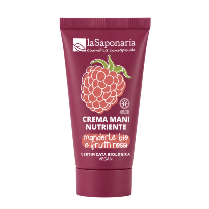 Crema Mani Nutriente Mandorle Bio e Frutti Rossi