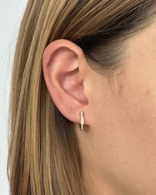 Pendientes de aro dorados Daria