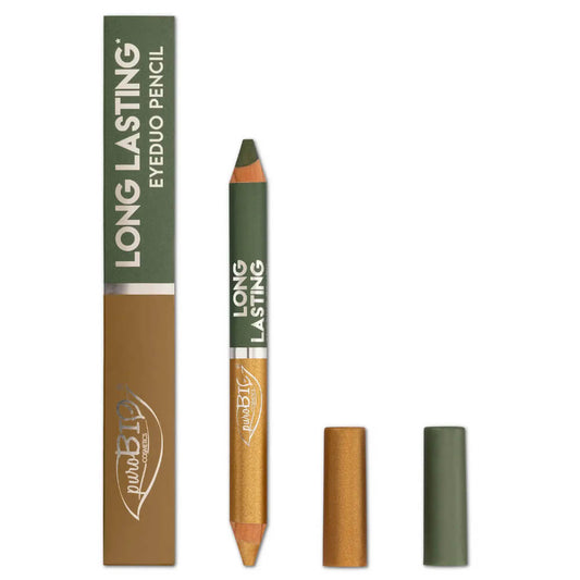 PUROBIO Matitone Duo Occhi Long Lasting 102L Oro/Verde Muschio