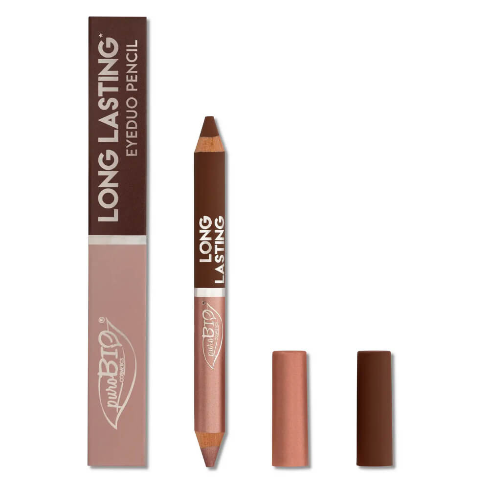 PUROBIO Matitone Duo Occhi Long Lasting 103L Rosa/Marrone Caldo