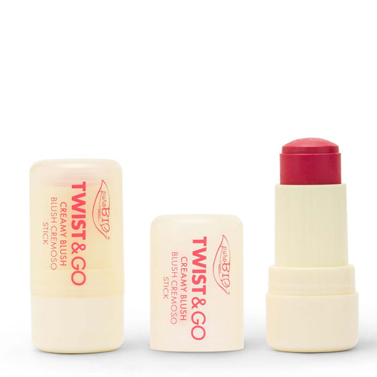 PUROBIO Twist & Go - Blush Cremoso in Stick 04 Strawberry