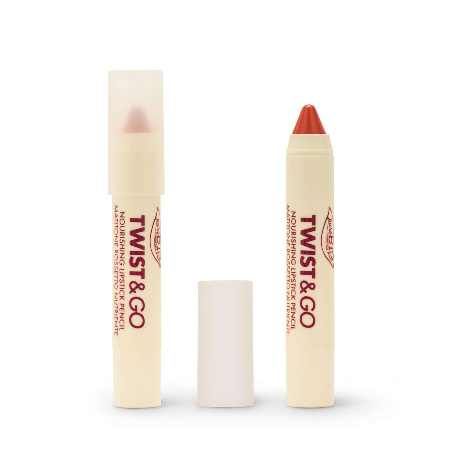 PUROBIO Twist & Go - Matitone Rossetto Nutriente 502 Peach Nude