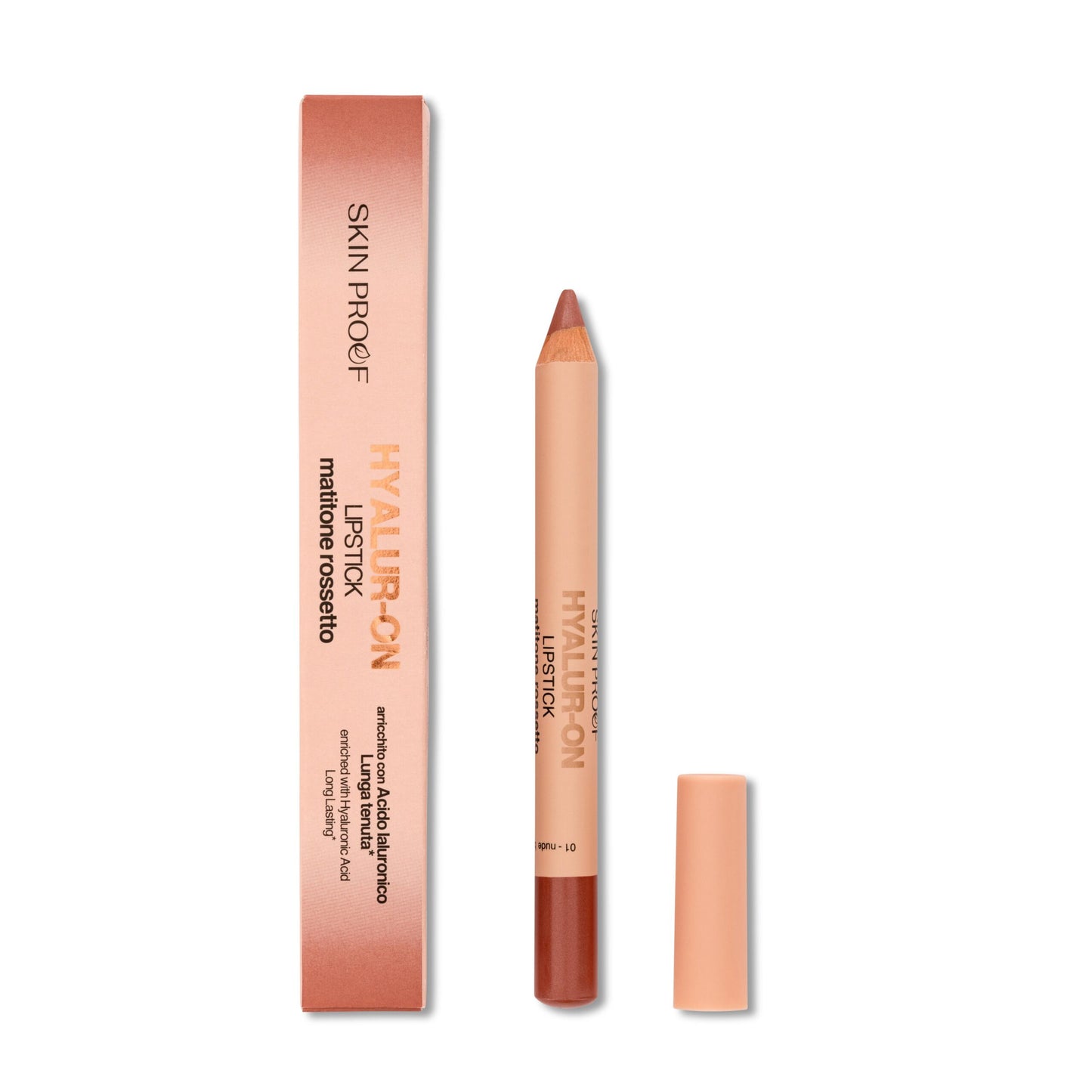 SKIN PROOF Hyalur-On Matitone Rossetto 01 Nude Beige