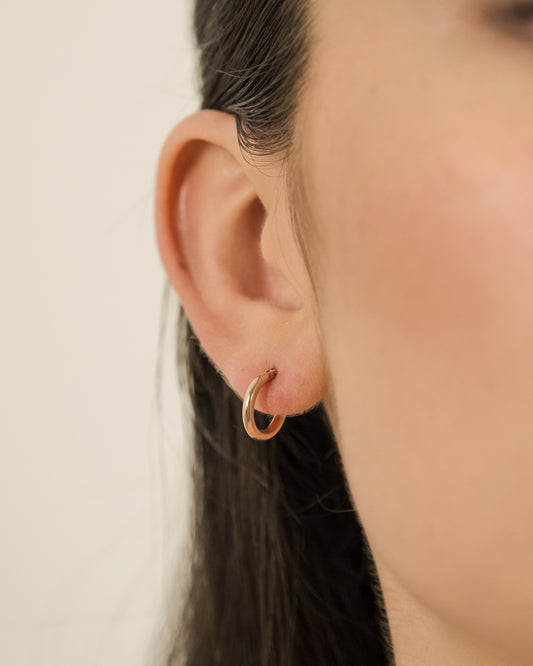 Nina Gold Hoop Earrings