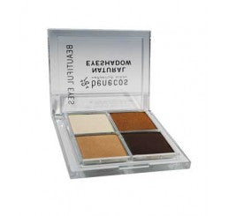 Sombra de ojos natural BENECOS - Café y crema 4 colores