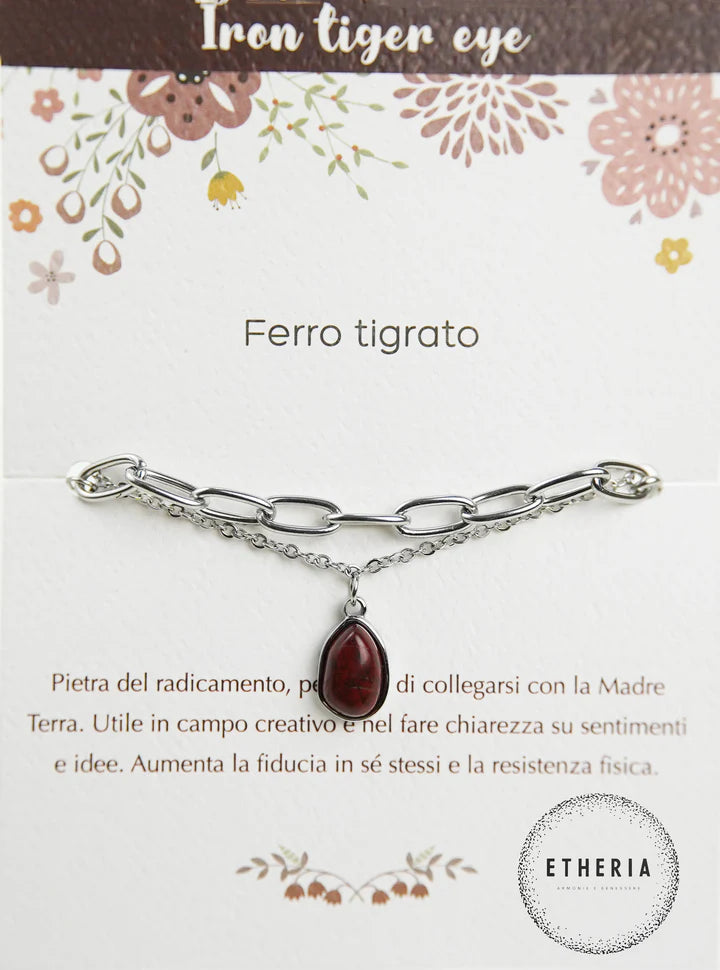 Bracciali Pietre dell'Anima ferro tigrato