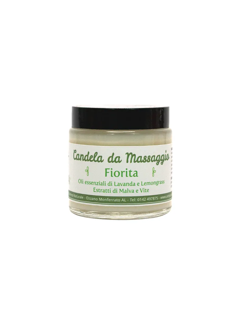 Body Butter - Massage Candle Blooming Lavender and Lemongrass 
