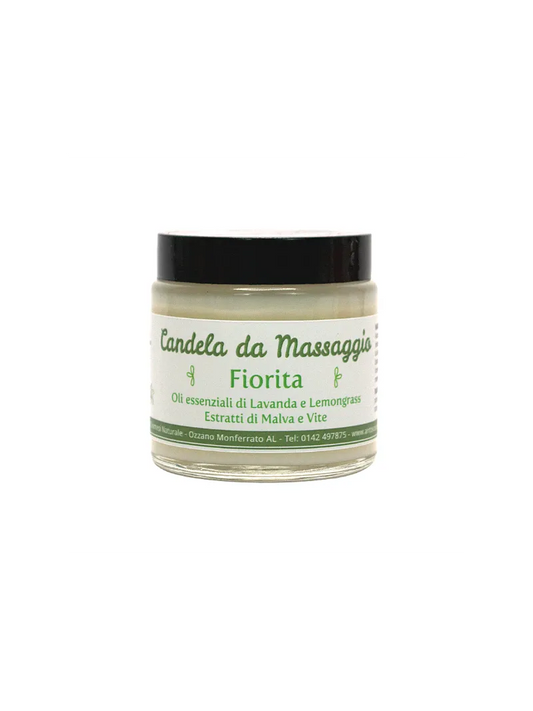 Body Butter - Massage Candle Blooming Lavender and Lemongrass 