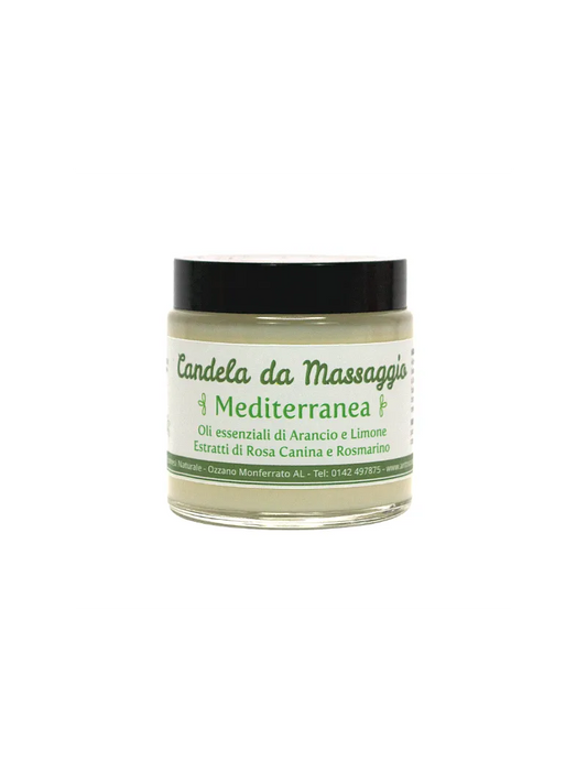 Body Butter - Mediterranean Massage Candle Sweet Orange and Lemon 
