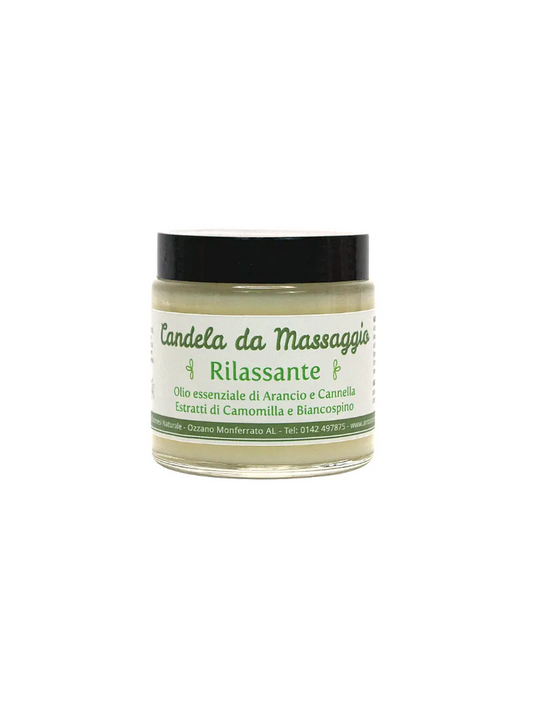 Body Butter - Relaxing Massage Candle Bitter Orange and Cinnamon 