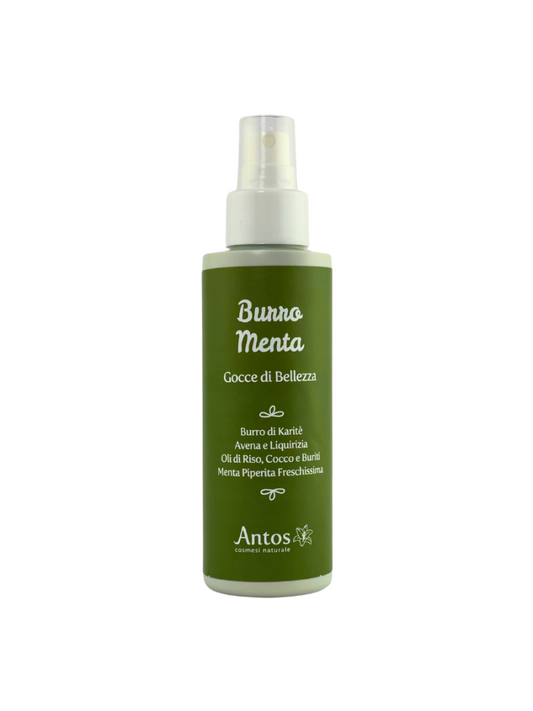 Burro Menta - Crema idratante spray effetto mist.