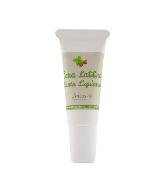 Cera labbra emolliente menta e liquirizia