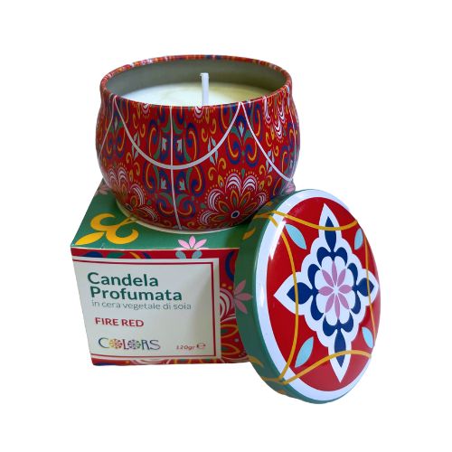 MAIOLICHE COLORS CANDELA FIRE RED 120g