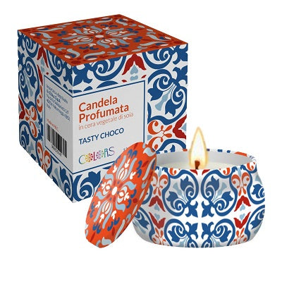 MAIOLICHE COLORS CANDLE TASTY CHOCO 120g