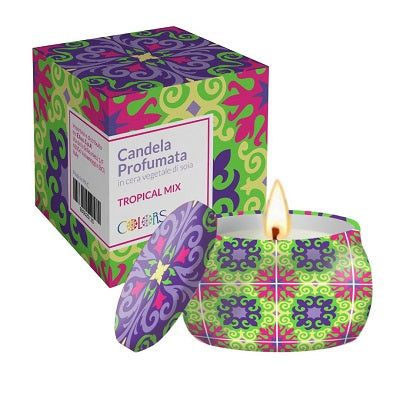 MAIOLICA COLORS CANDLE TROPICAL MIX 120g