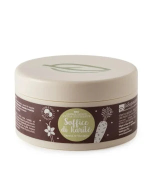 Carrot and Vanilla Nourishing Body Cream - Soffice di Karite 180ml