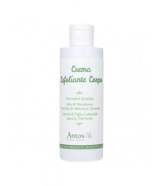 Exfoliating scrub cream with jojoba vegetable microspheres 