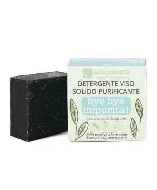 ¡Adiós impureza! - Limpiador Facial Purificante Sólido 70g