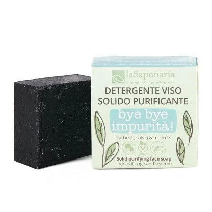 ¡Adiós impureza! - Limpiador Facial Purificante Sólido 70g