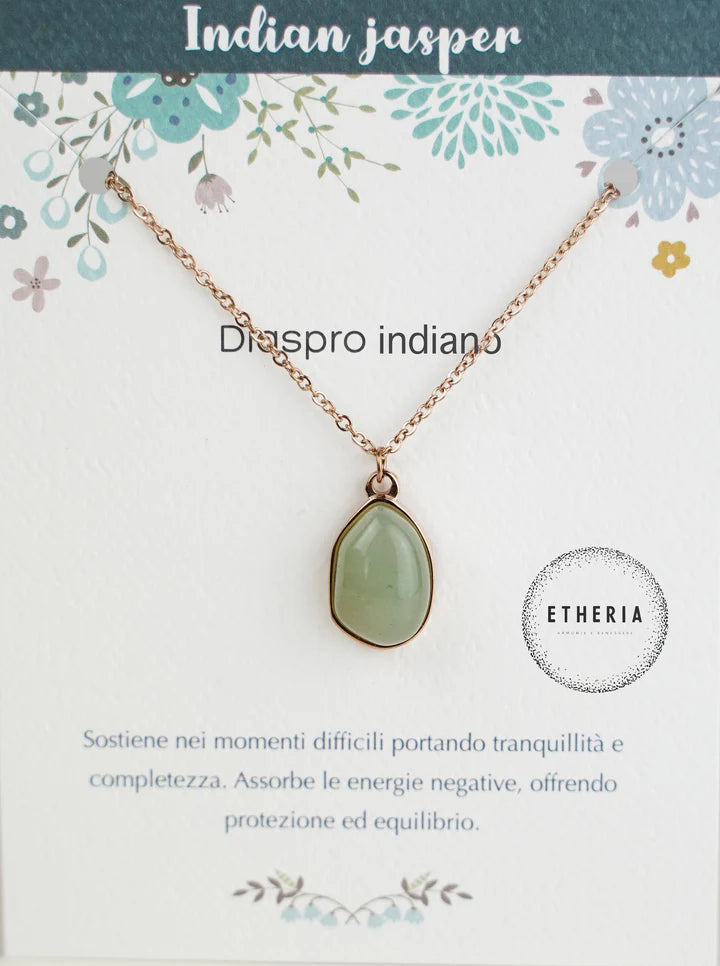 Collane Pietre dell'Anima diaspro indiano