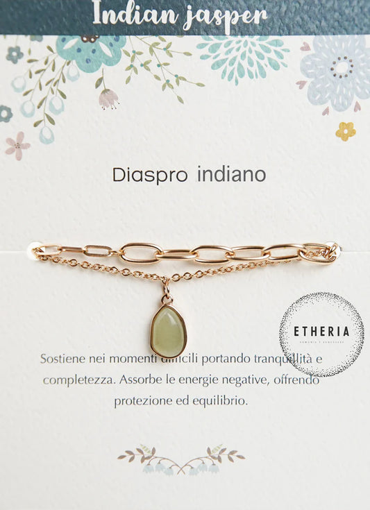 Bracciali Pietre dell'Anima diaspro indiano