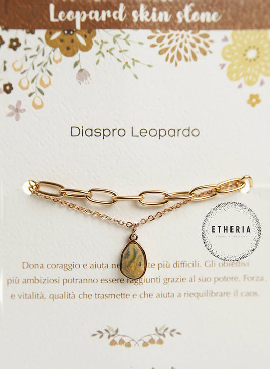 Bracciali Pietre dell'Anima diaspro leopardo