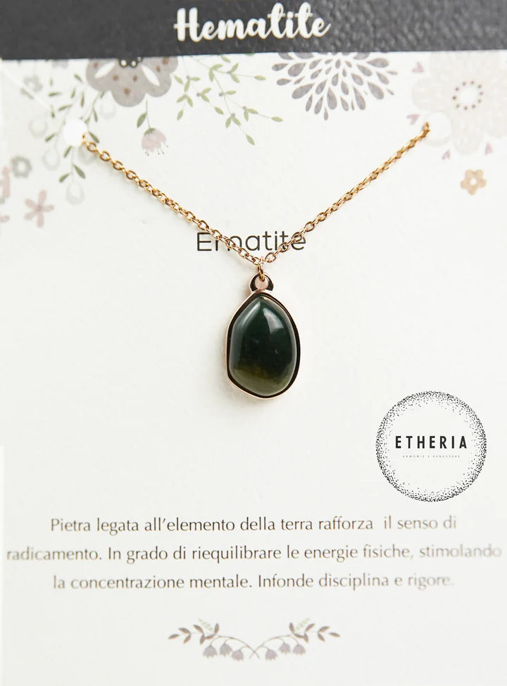 Collane Pietre dell'Anima ematite