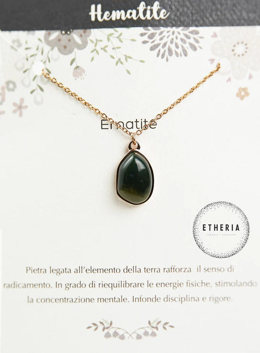 Collane Pietre dell'Anima ematite