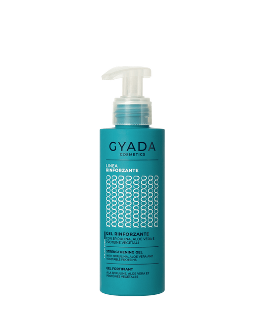 Gel fortalecedor para el cabello con espirulina y aloe