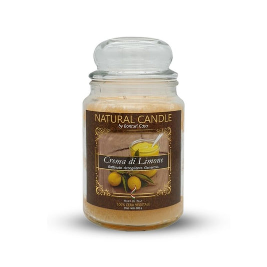 Candele Profumate crema di limone 580g