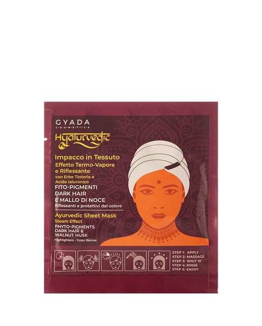 Impacco Ayurvedico Riflessante per Capelli Castani