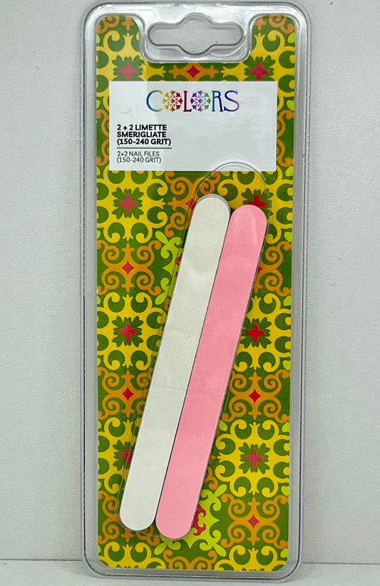 2+2 limas de esmeril (grano 150-240)