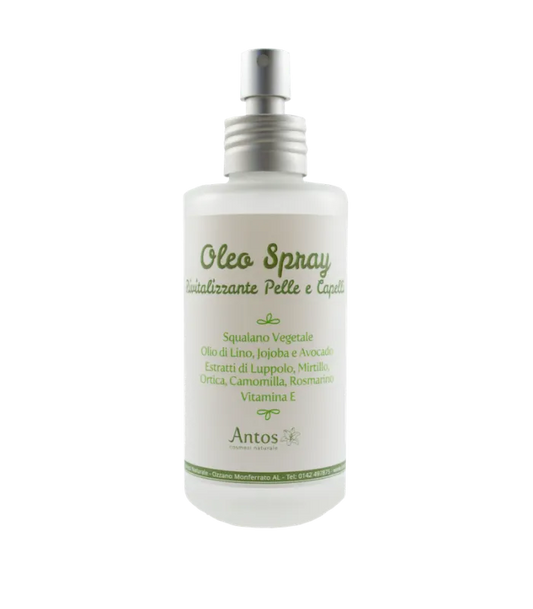 Oleo Spray - Aceite seco revitalizante y protector para cuerpo y cabello. 
