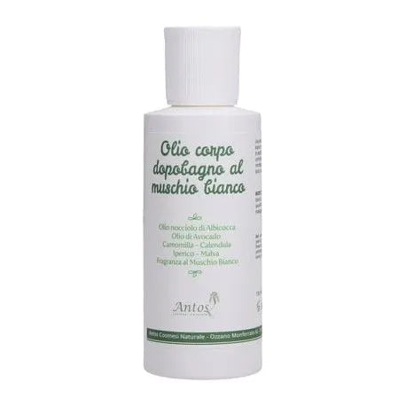Aceite corporal para después del baño de almizcle blanco 