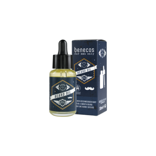 BENECOS Men Only - Aceite para barba para hombres