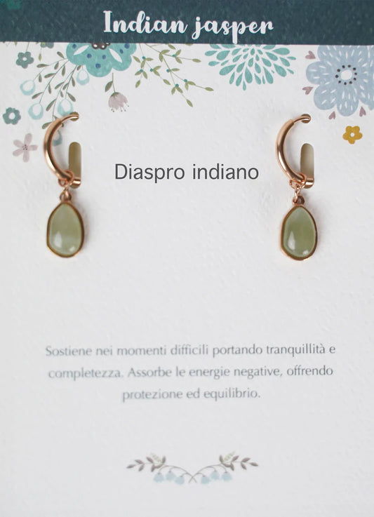 Orecchini Pietre dell'Anima diaspro indiano