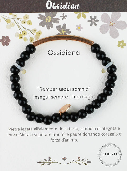 Bracciali Pietre della Filosofia ossidiana