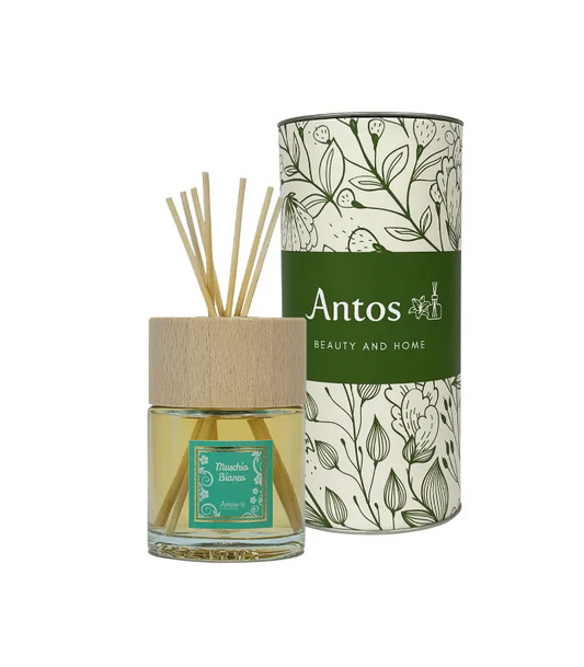 Profumatore per ambiente al muschio bianco con bastoncini