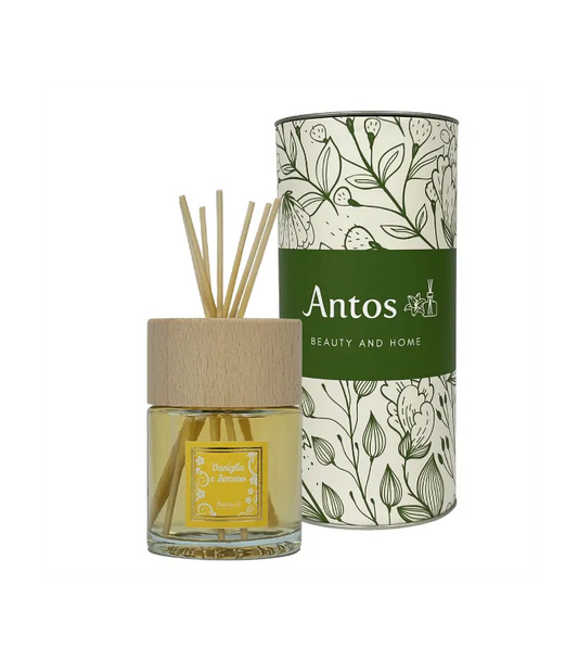 Profumatore per ambiente vaniglia e zenzero con bastoncini