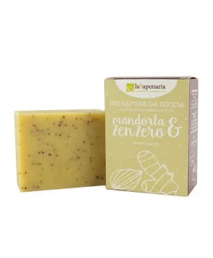Jabón de ducha de almendras y jengibre 100g