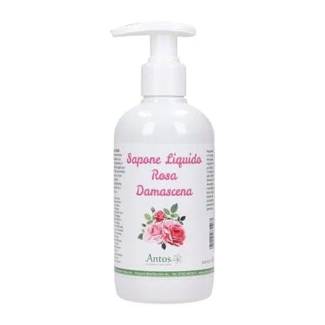 Jabón líquido de rosa de Damasco